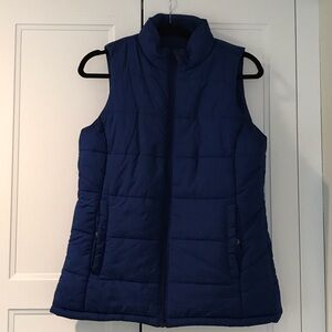 Amazon Essentials Royal Blue Quilted Sleeveless Puffer Vest